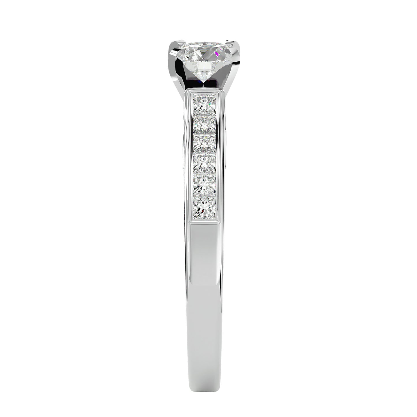 Gardenia princess diamond engagement ring