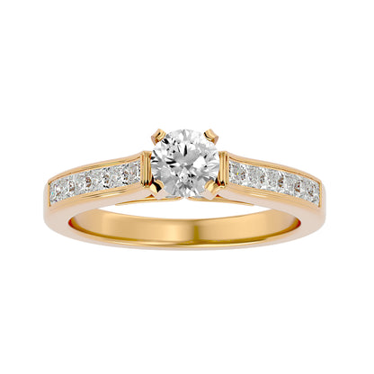 Gardenia princess diamond engagement ring