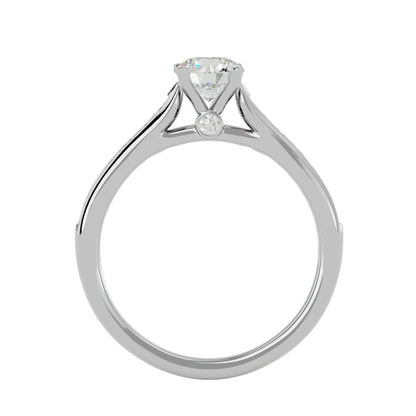 Freesia diamond engagement ring