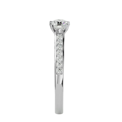 Freesia diamond engagement ring