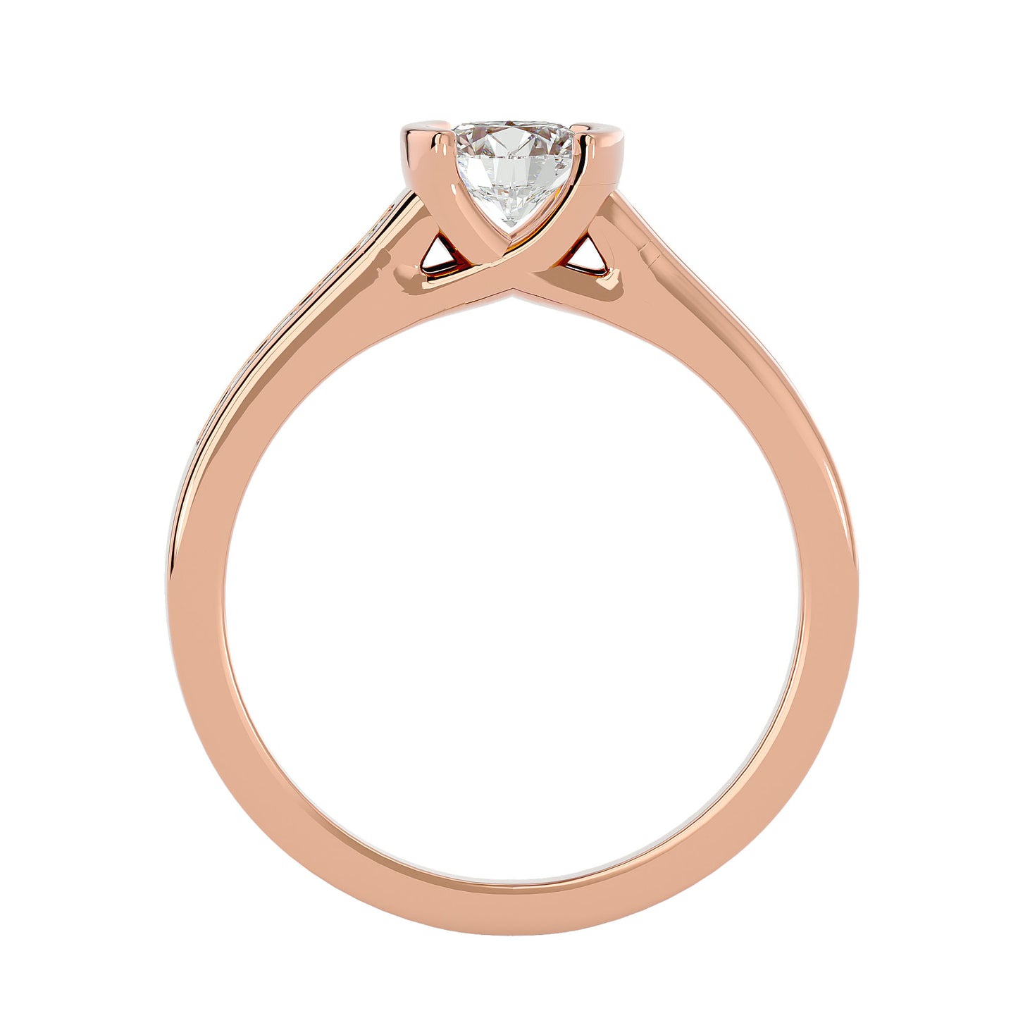 Isis tension setting diamond engagement ring