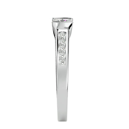 Isis tension setting diamond engagement ring