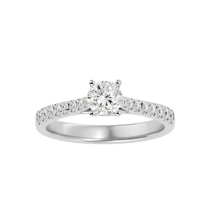 Satiah diamond engagement ring