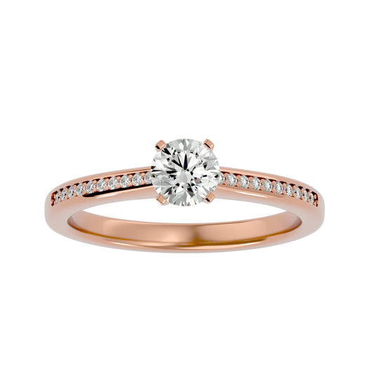 Khepri diamond engagement ring
