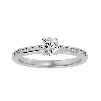 Khepri diamond engagement ring