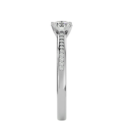 Khepri diamond engagement ring