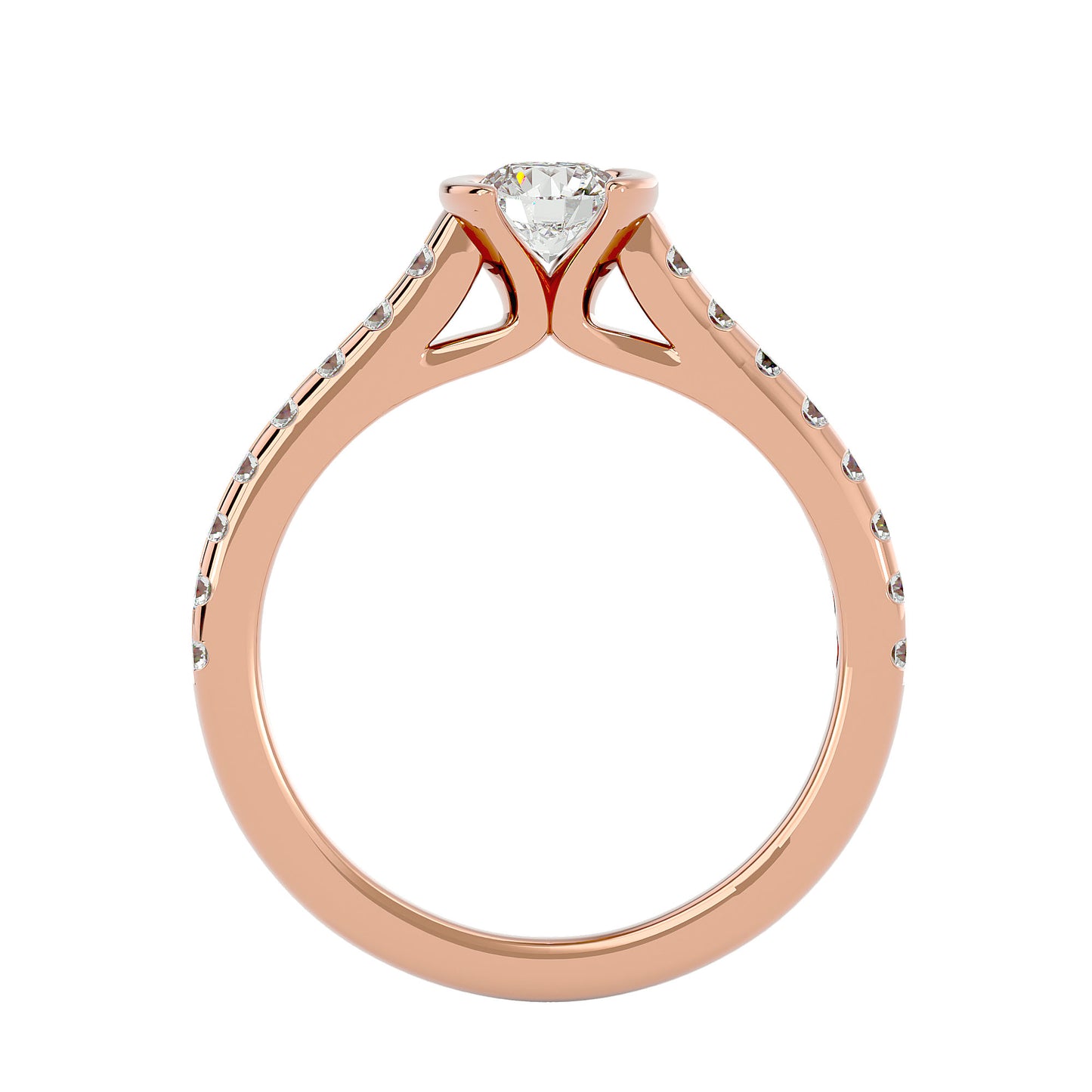 Hera tenison setting diamond engagement ring