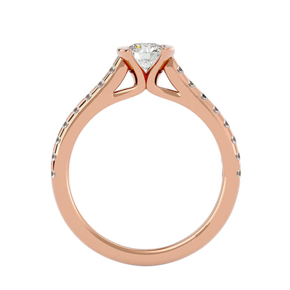 Hera tenison setting diamond engagement ring