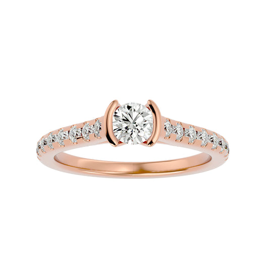 Hera tenison setting diamond engagement ring