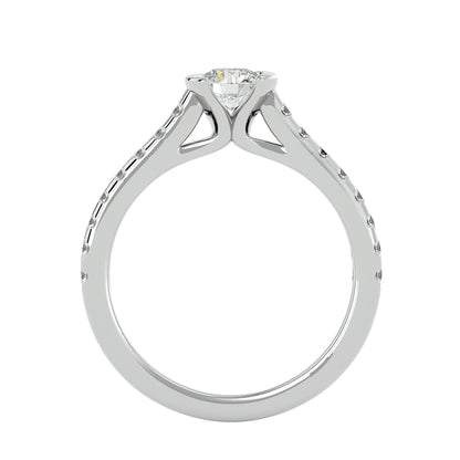 Hera tenison setting diamond engagement ring