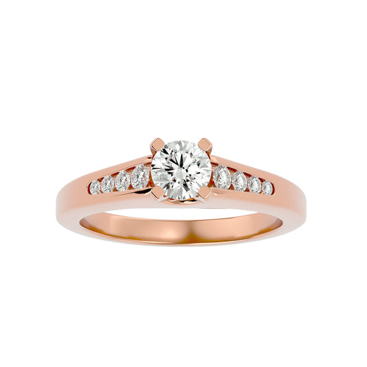 Amarna diamond engagement ring