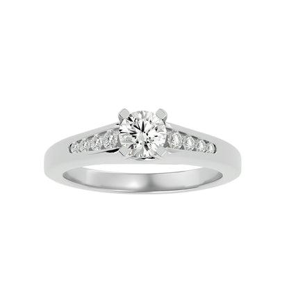 Amarna diamond engagement ring