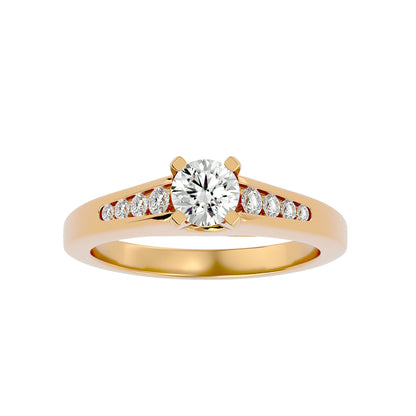 Amarna diamond engagement ring