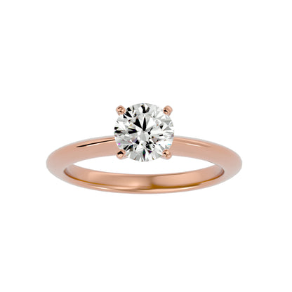 Vivienne solitaire diamond engagement ring