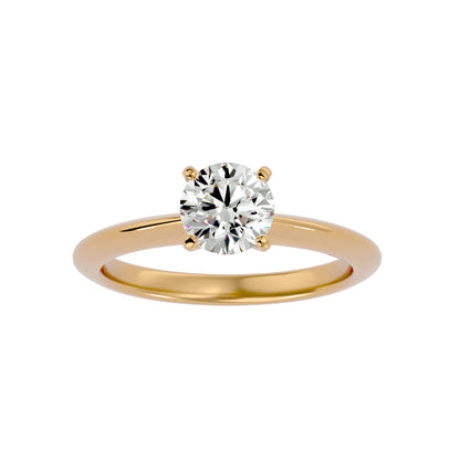 Vivienne solitaire diamond engagement ring