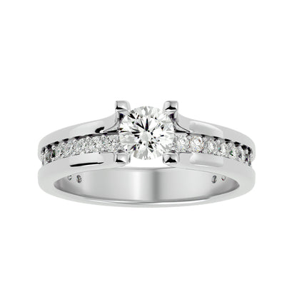 Amandine diamond engagement ring