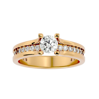 Amandine diamond engagement ring