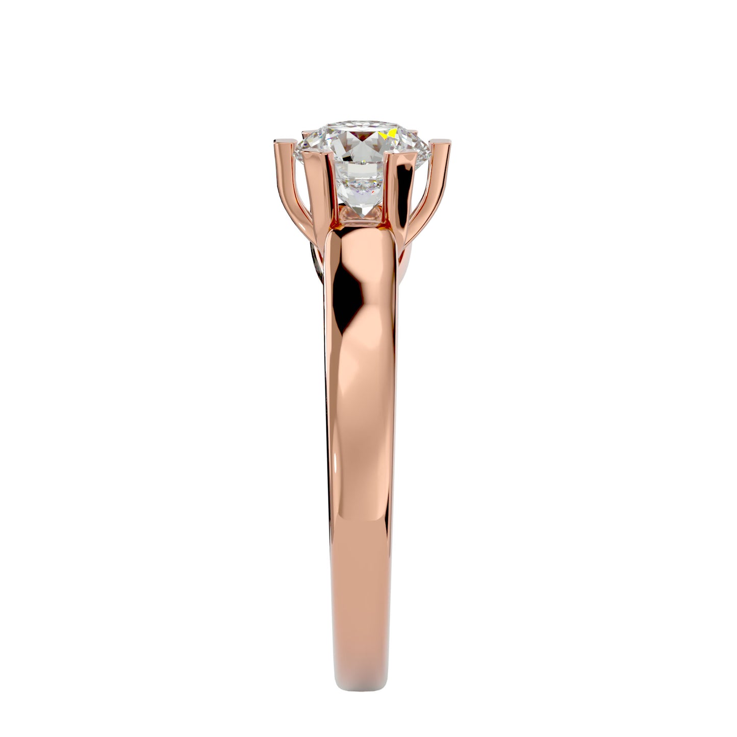 Beatrice six prong diamond engagement ring