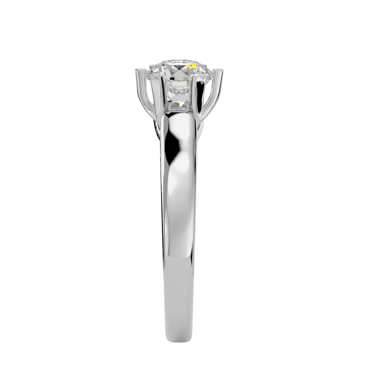 Beatrice six prong diamond engagement ring