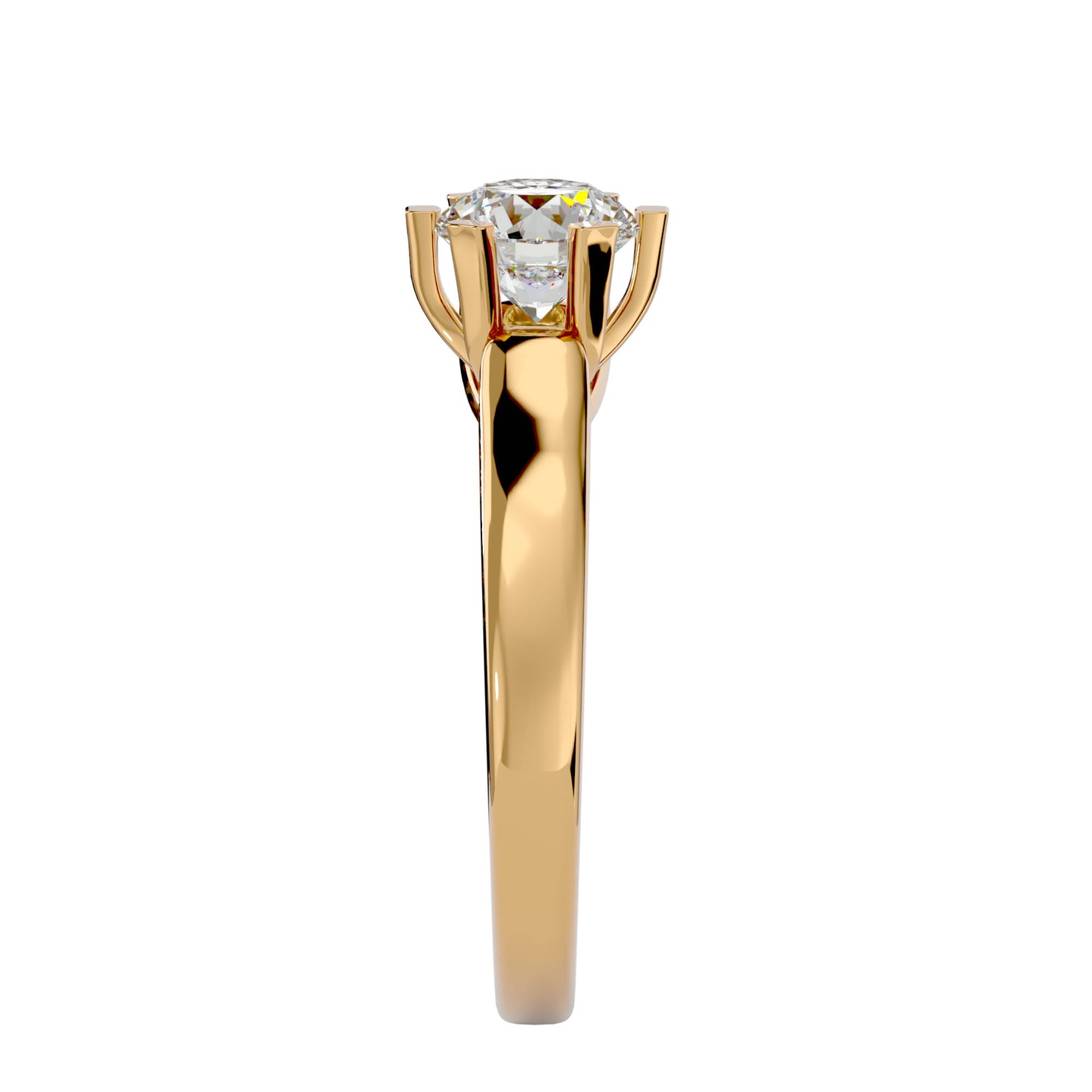 Beatrice six prong diamond engagement ring
