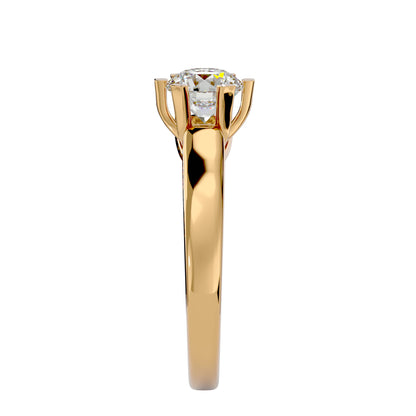 Beatrice six prong diamond engagement ring