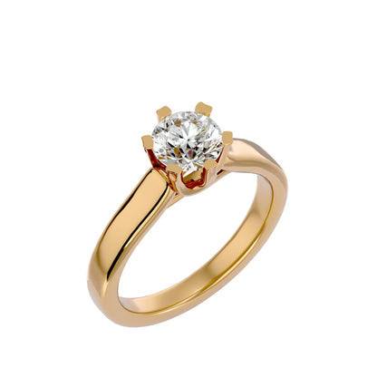Beatrice six prong diamond engagement ring