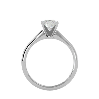Mabel solitaire diamond engagement ring