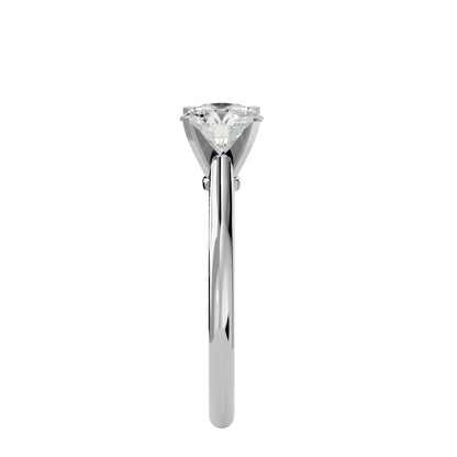 Mabel solitaire diamond engagement ring