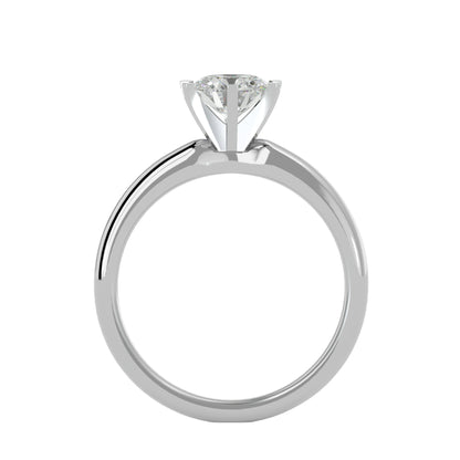 Florence six prong diamond engagement ring