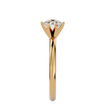 Florence six prong diamond engagement ring