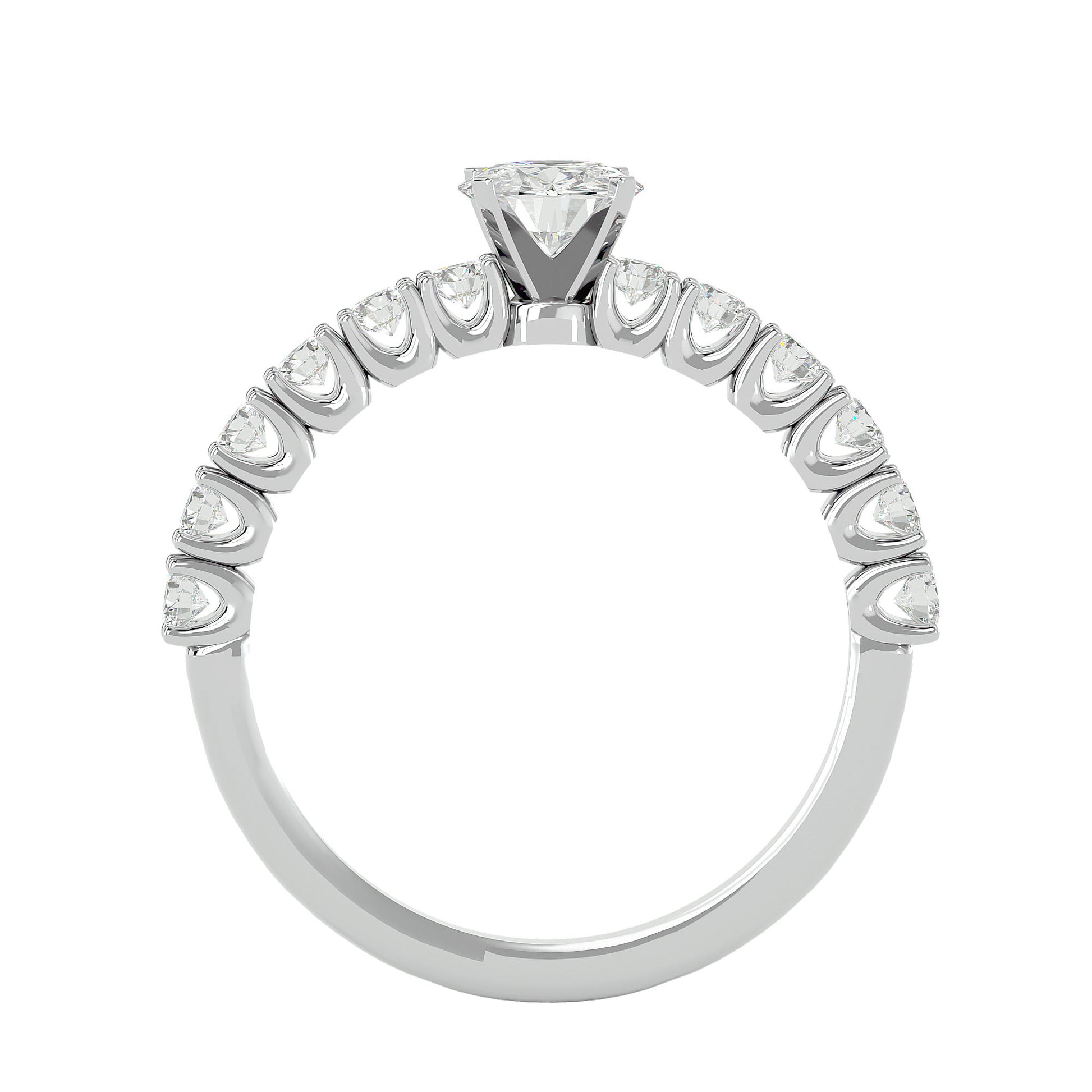 Sylvia diamond engagement ring