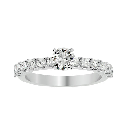Sylvia diamond engagement ring
