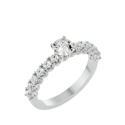 Sylvia diamond engagement ring