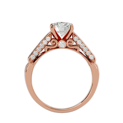 Hazel diamond engagement ring