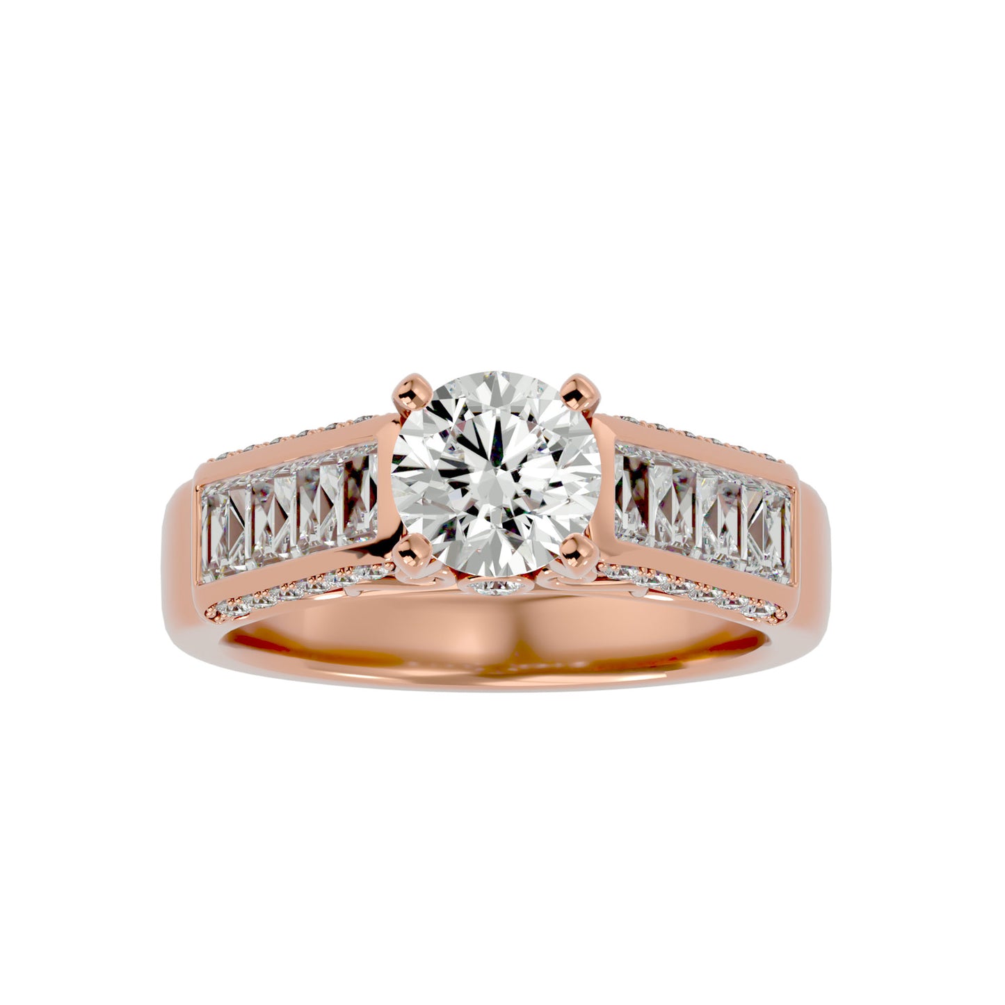 Hazel diamond engagement ring