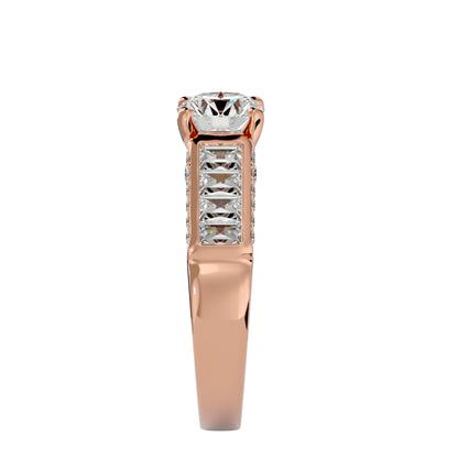 Hazel diamond engagement ring