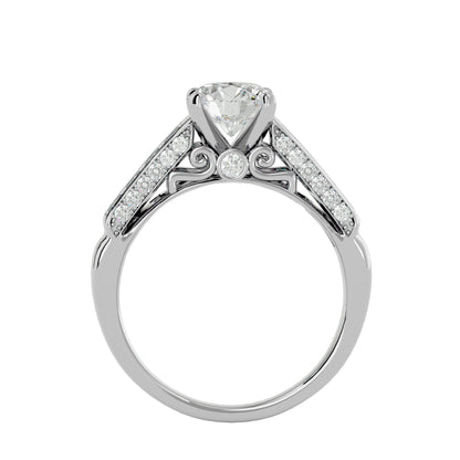 Hazel diamond engagement ring