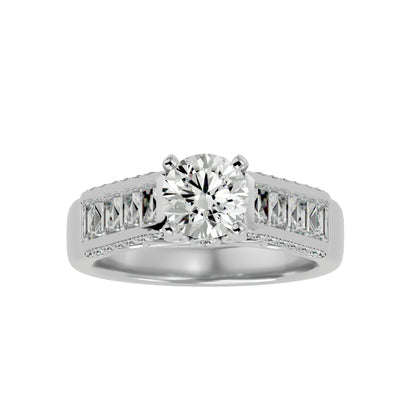Hazel diamond engagement ring