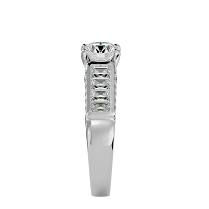 Hazel diamond engagement ring