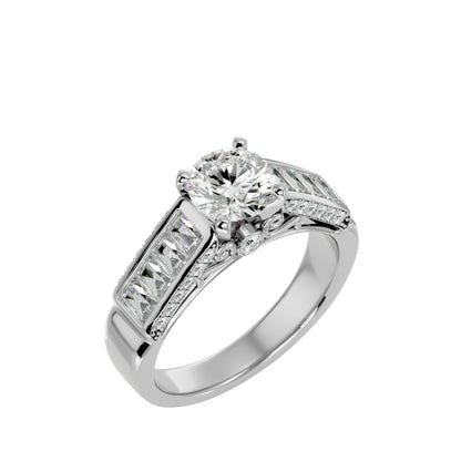 Hazel diamond engagement ring