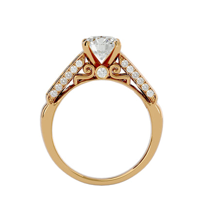 Hazel diamond engagement ring