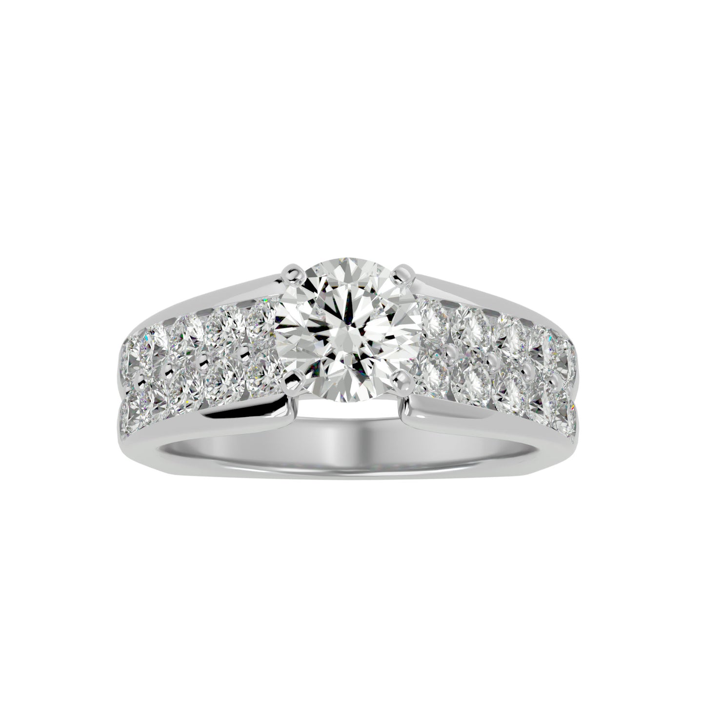 Saanvi diamond engagement ring
