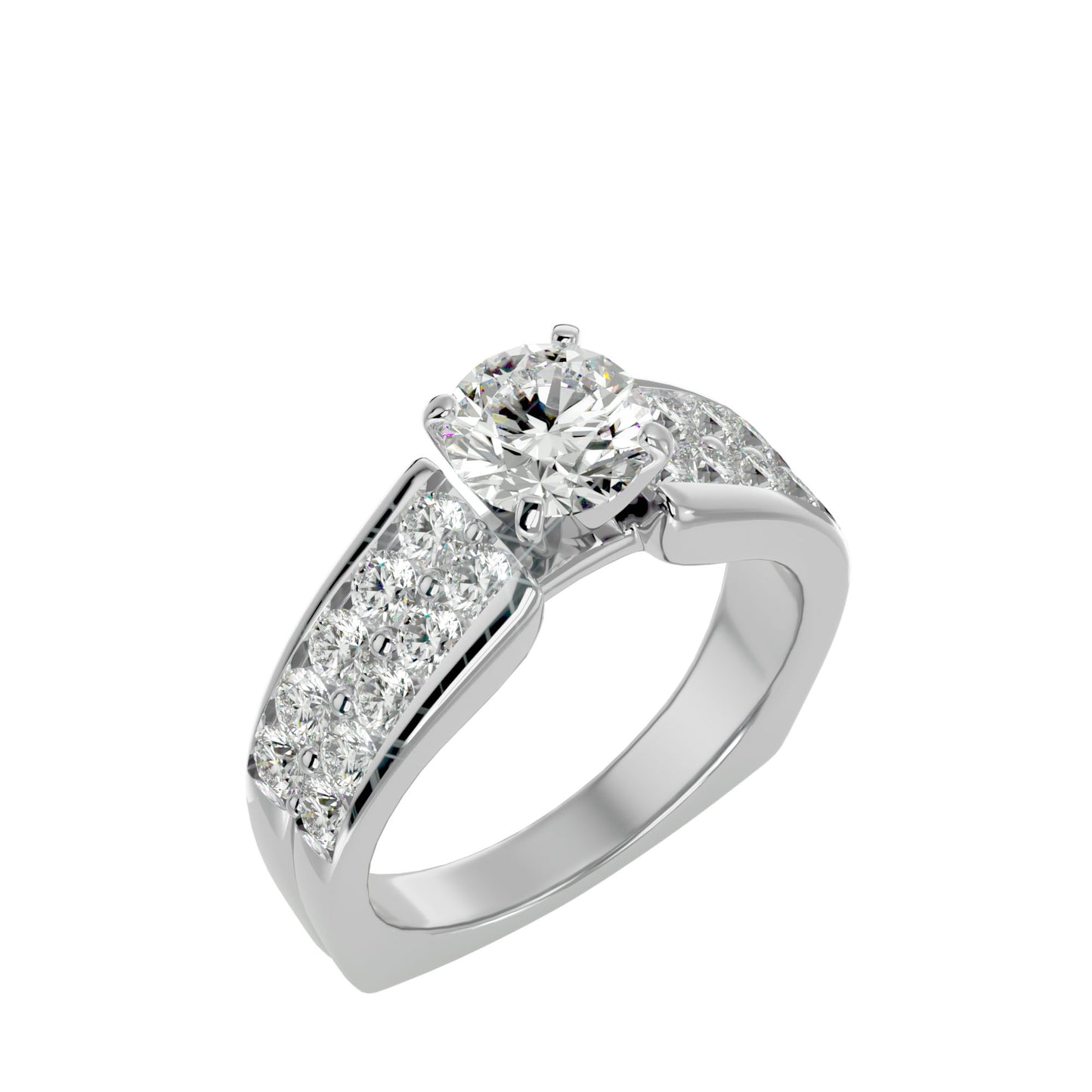 Saanvi diamond engagement ring
