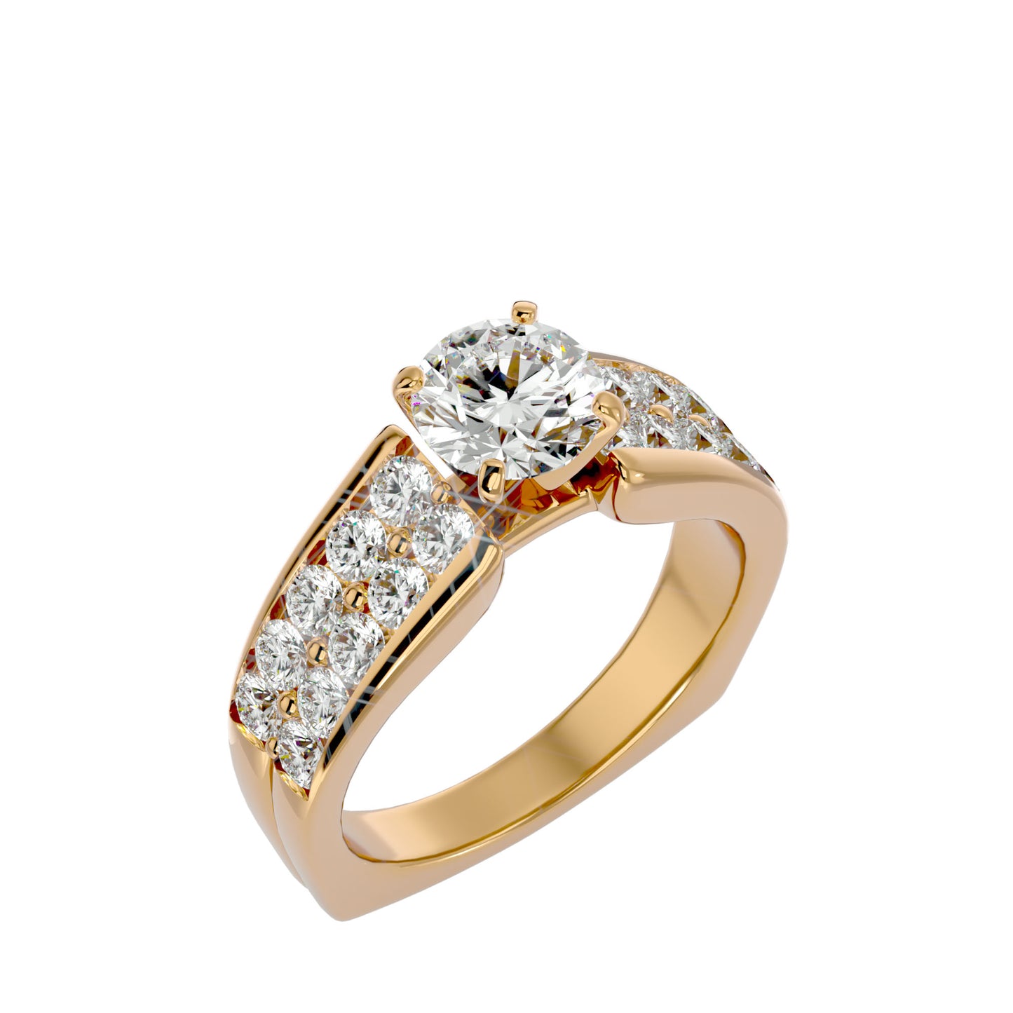Saanvi diamond engagement ring