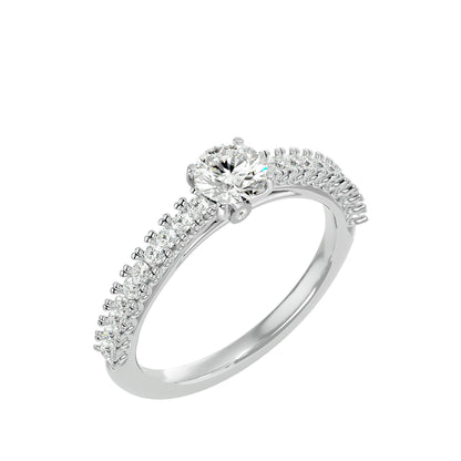 Anneliese diamond engagement ring