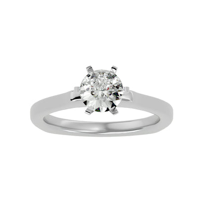 Heidi six prong diamond engagement ring