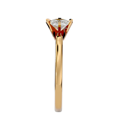 Heidi six prong diamond engagement ring