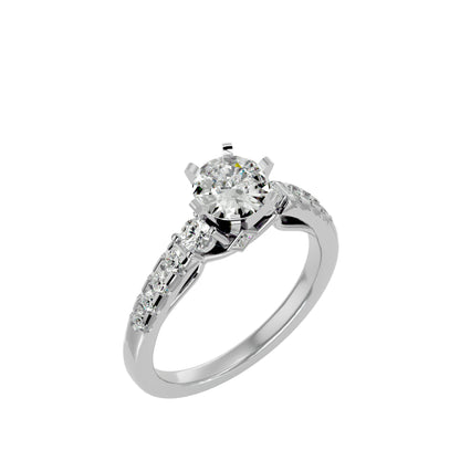 Emilia diamond engagement ring