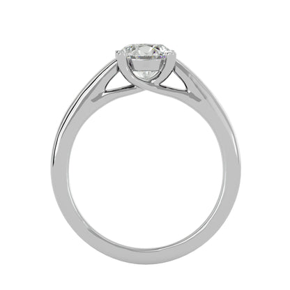 Johanna solitaire diamond engagement ring