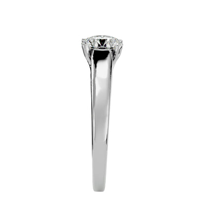 Johanna solitaire diamond engagement ring